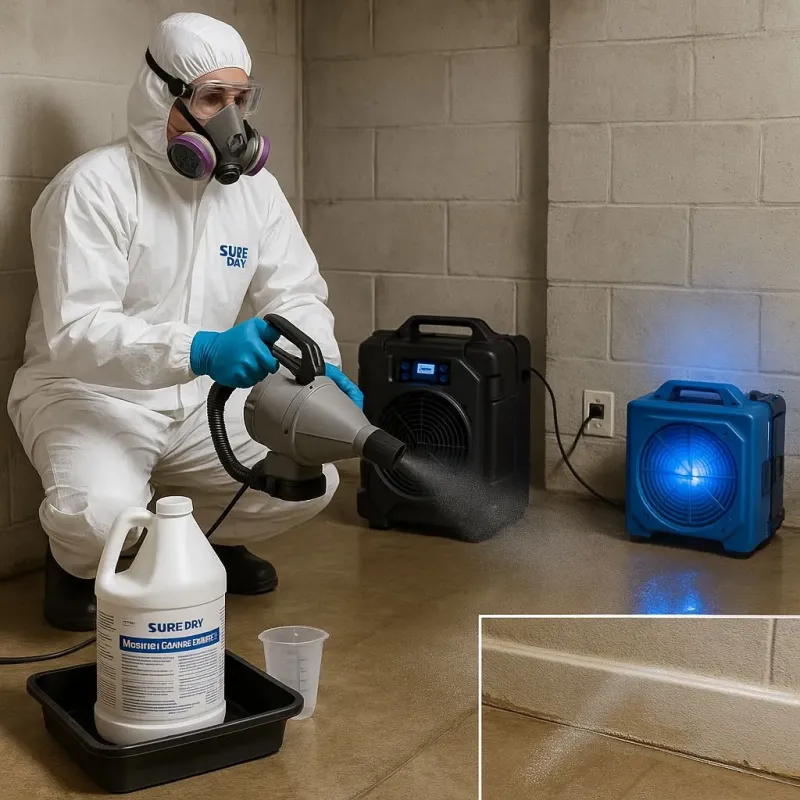 Sanitization and Odor Removal process in Burlington County, NJ