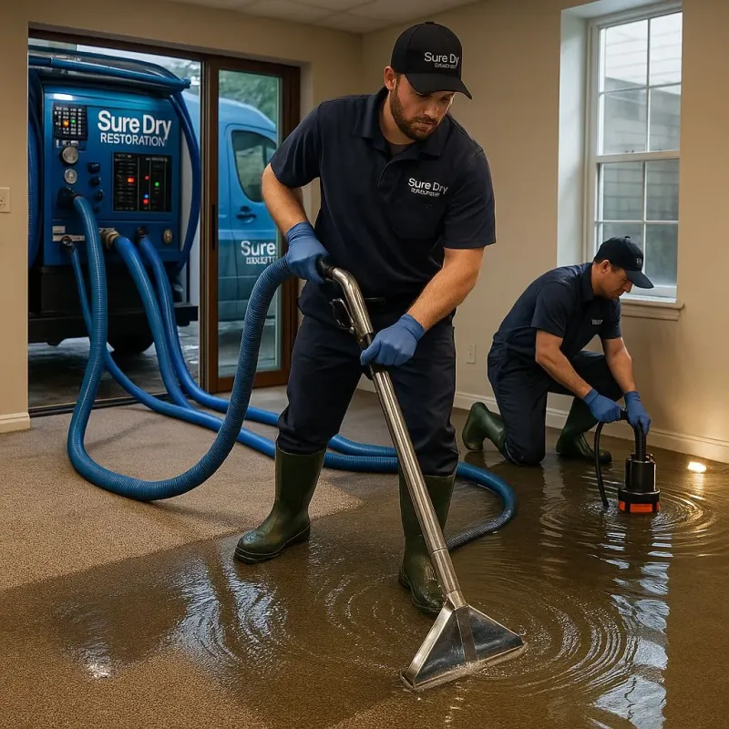 Water Extraction and Removal process in Burlington County, NJ